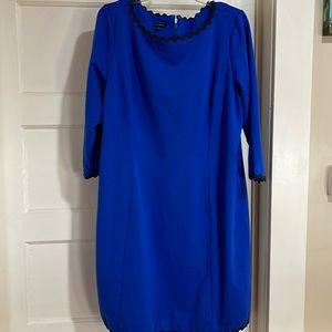 Talbots 18 Royal Blue Dress
